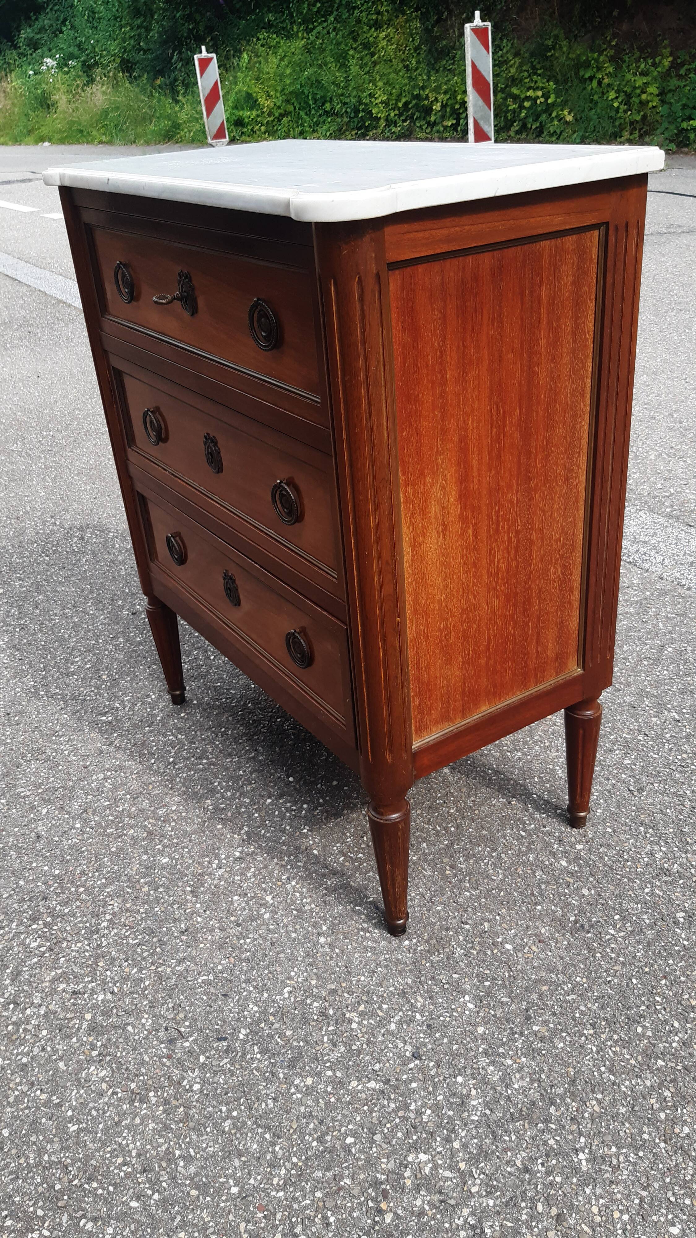 Louis XVI style chest of drawers