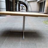 Table rises and falls in pine - Les Arcs - 1969