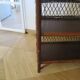 Bookcase - Bibus - 3 levels - woven rattan - bamboo - Vintage - 70s