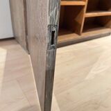 Art Deco Office Cabinet in Limed Oak from De Coene, 1935