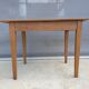 Office table campaign XIXth solid oak