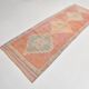 3x10 Peach Red Orange Turkish Runner Rug, 101x311Cm SK 22019