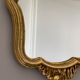 Golden mirror baroque style