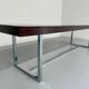 Ancienne et XXL table basse design italien année 70 placage palissandre