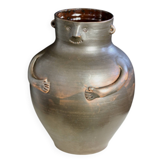 Anthropomorphic ceramic vase. 1970s