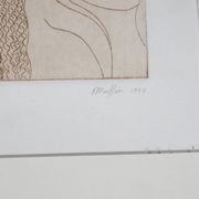 Art Print Lithograph: Mary Magdalene, Signed by Muffini, 1994