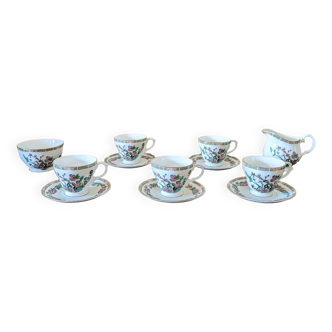 Tea set cups