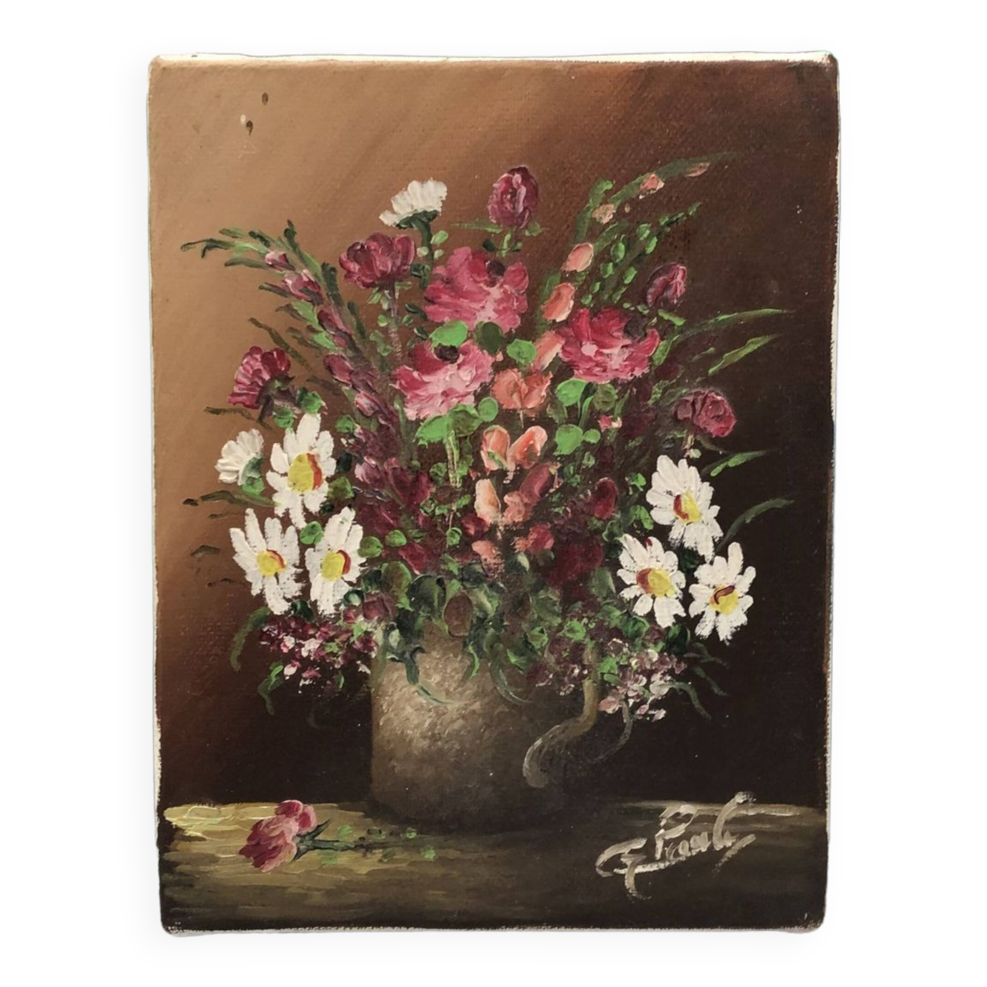 Flower bouquet painting