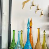 Turquoise blue Empoli carafe