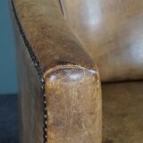 Sheepskin armchair