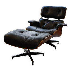 Fauteuil et repose-pieds - charles ray