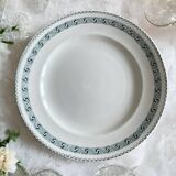 Antique serving dish in Saint-Amand earthenware (Nord)