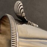 Pearl silver metal champagne bucket, shells or shells