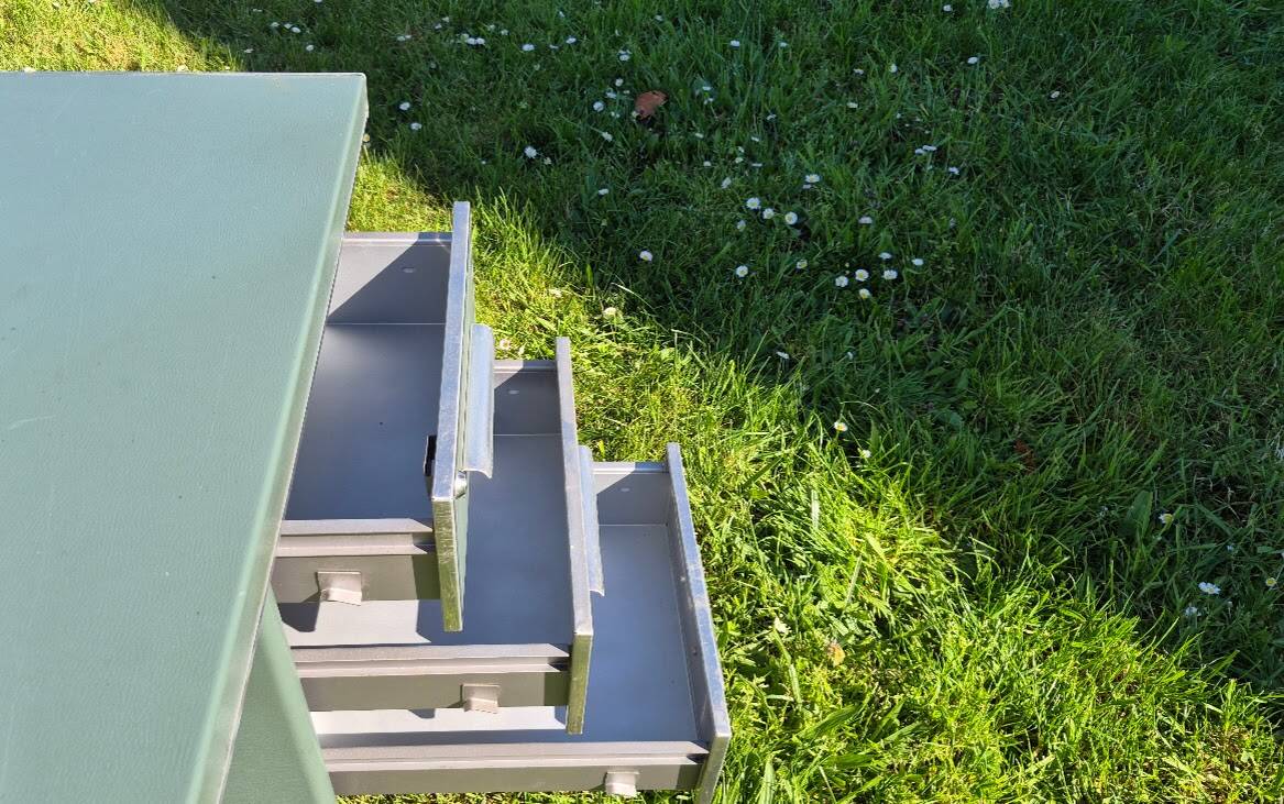 Industrial desk from the 1950s