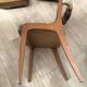 Série 4 chaises vintages style scandinave