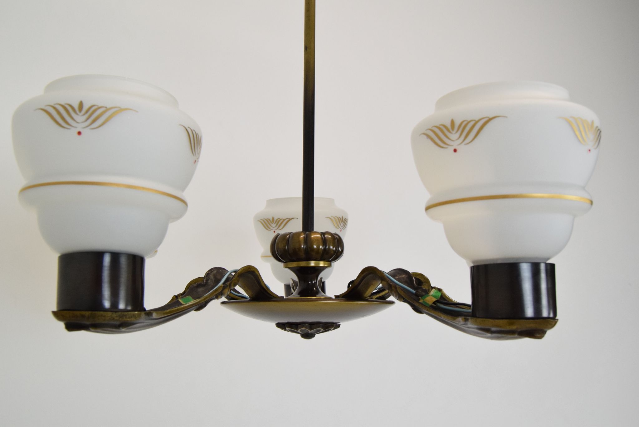 Lustre Art déco, Allemagne, années 1930.