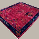 Tapis chinois art déco, 290x245 cm, années 1920