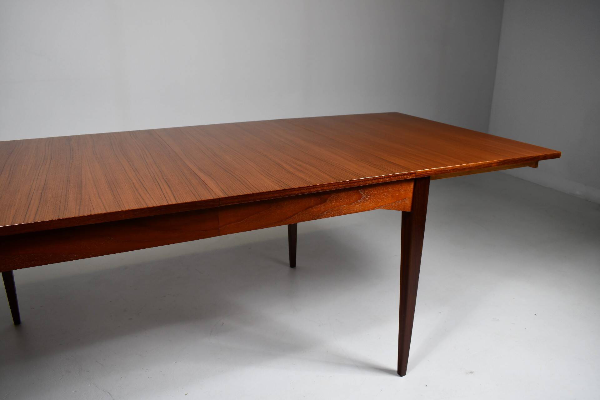 Large teak dining table. 1960s.