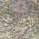 Lithograph map of Paris and its suburbs - 1900