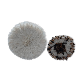 Set of 2 juju hats white and natural