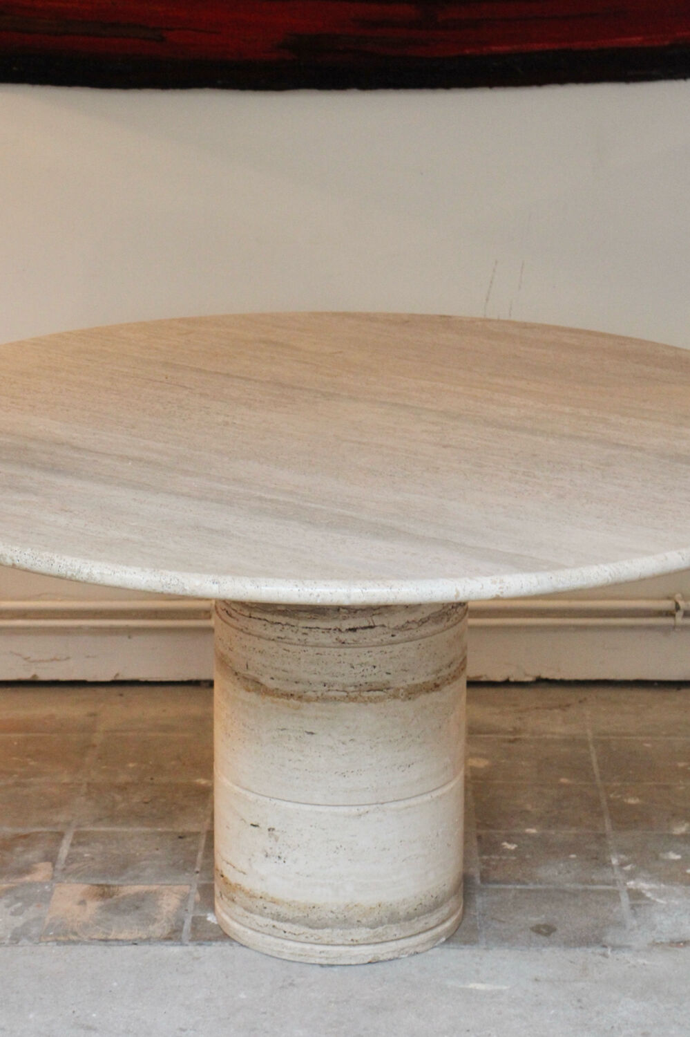 Travertine table edition Up & Up, Italy 1970