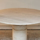 Travertine table edition Up & Up, Italy 1970
