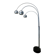 Sculptural Space Age Arco Floor Lamp, Chrome Metal, Three Lights, Reggiani