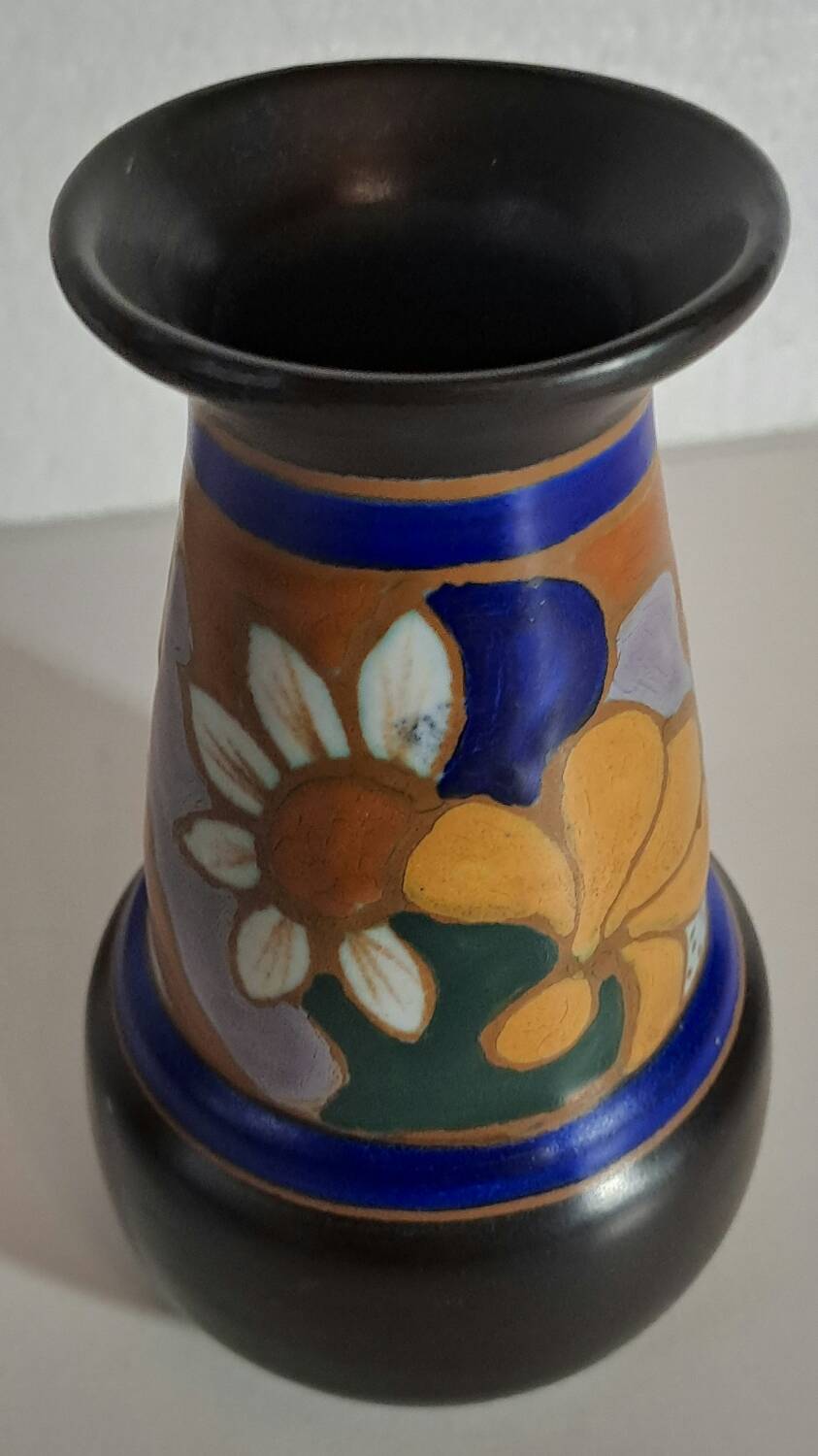Vase en céramique Art Déco Eskaf Huizen Holland