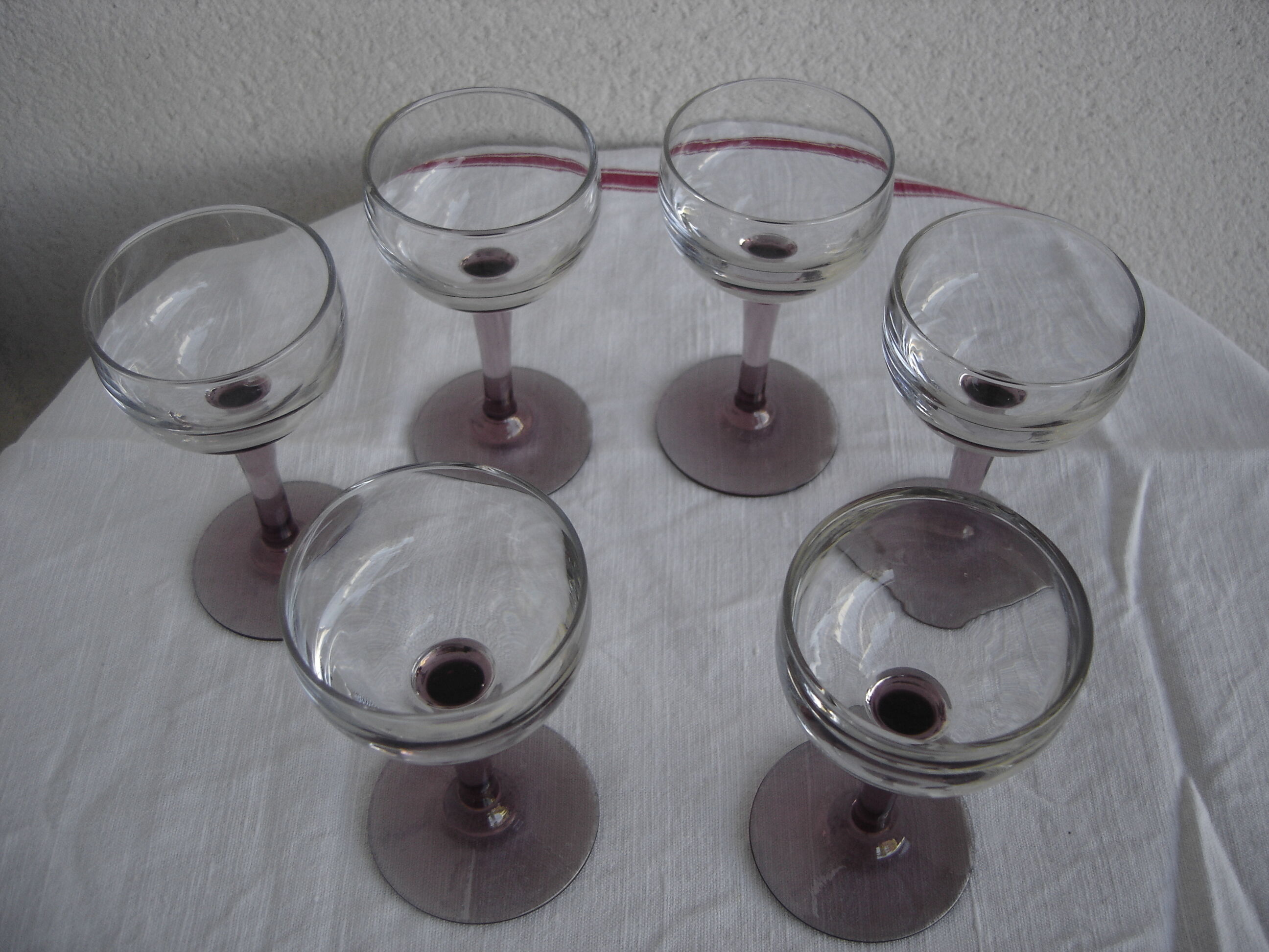 Verres à vin blanc