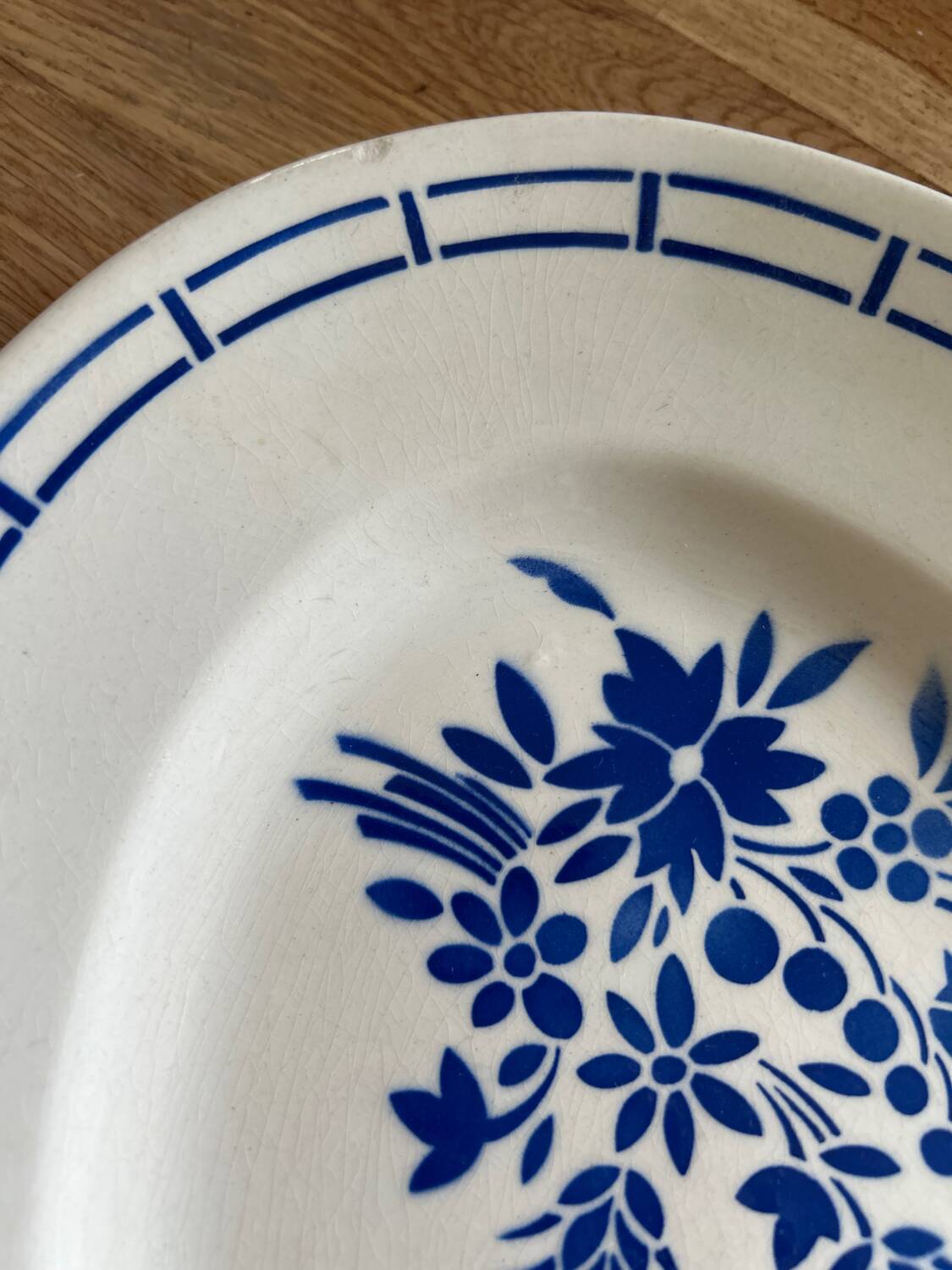 Vintage Badonvilliers porcelain dish