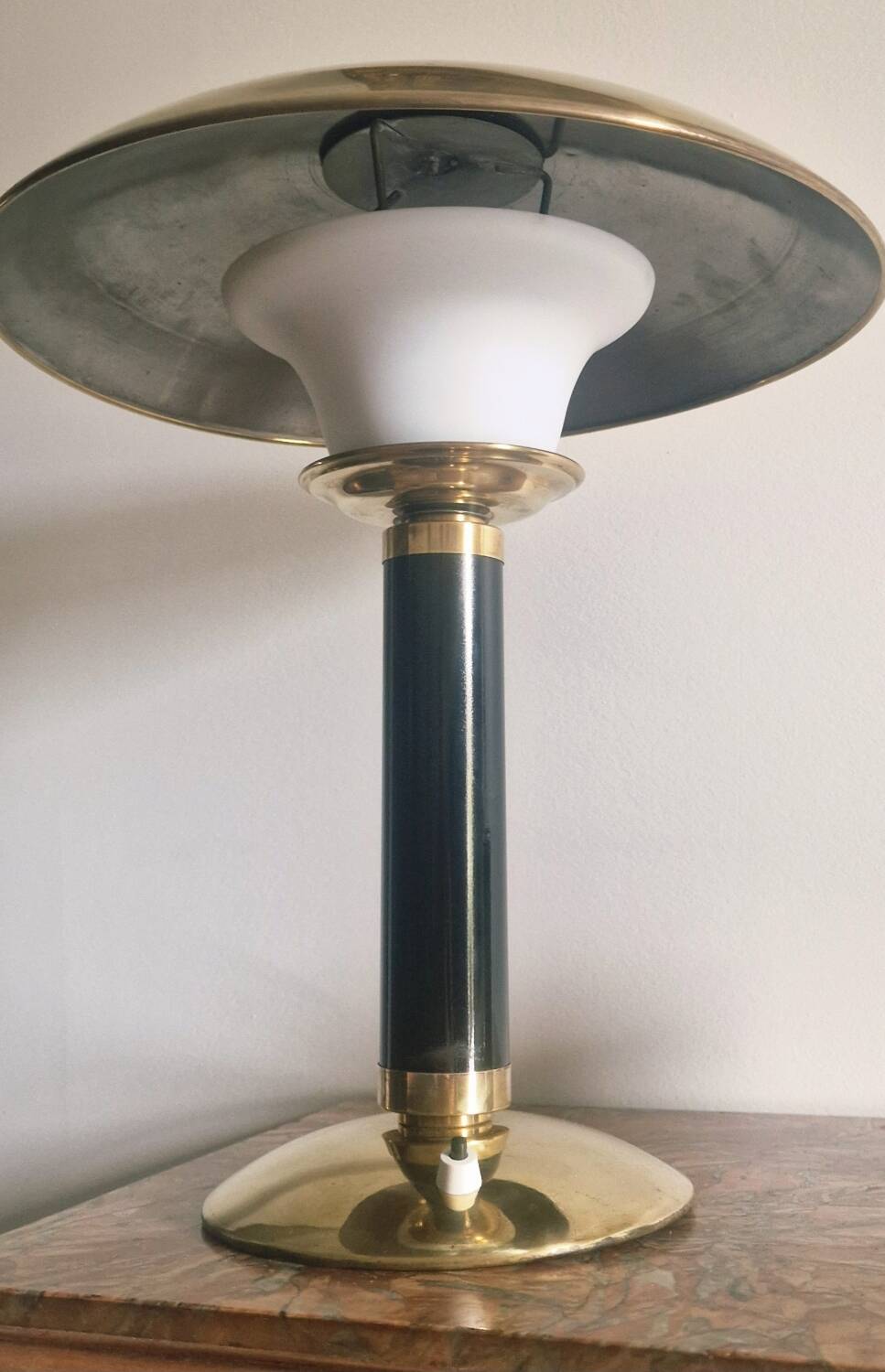 JUMO 350 Grand Luxe lamp - Brass and plexiglass - 1960s