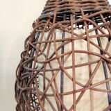 Vintage wicker chandelier