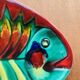 Vintage fish-shaped dish from Cérenne Vallauris