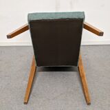 Pair of free span bridges armchairs from the 50s