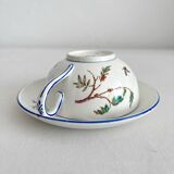 Tasse en terre de fer polychrome "Nella" Jules Veillard Bordeaux (JVB)