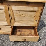 Old trade furniture with 3 drawers and 3 doors