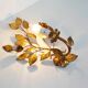 Antique Italian gilt rose wall lights by Hans Kogl