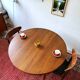 Expandable oak table, denmark 1960s/1970s, vintage, mid-c modern