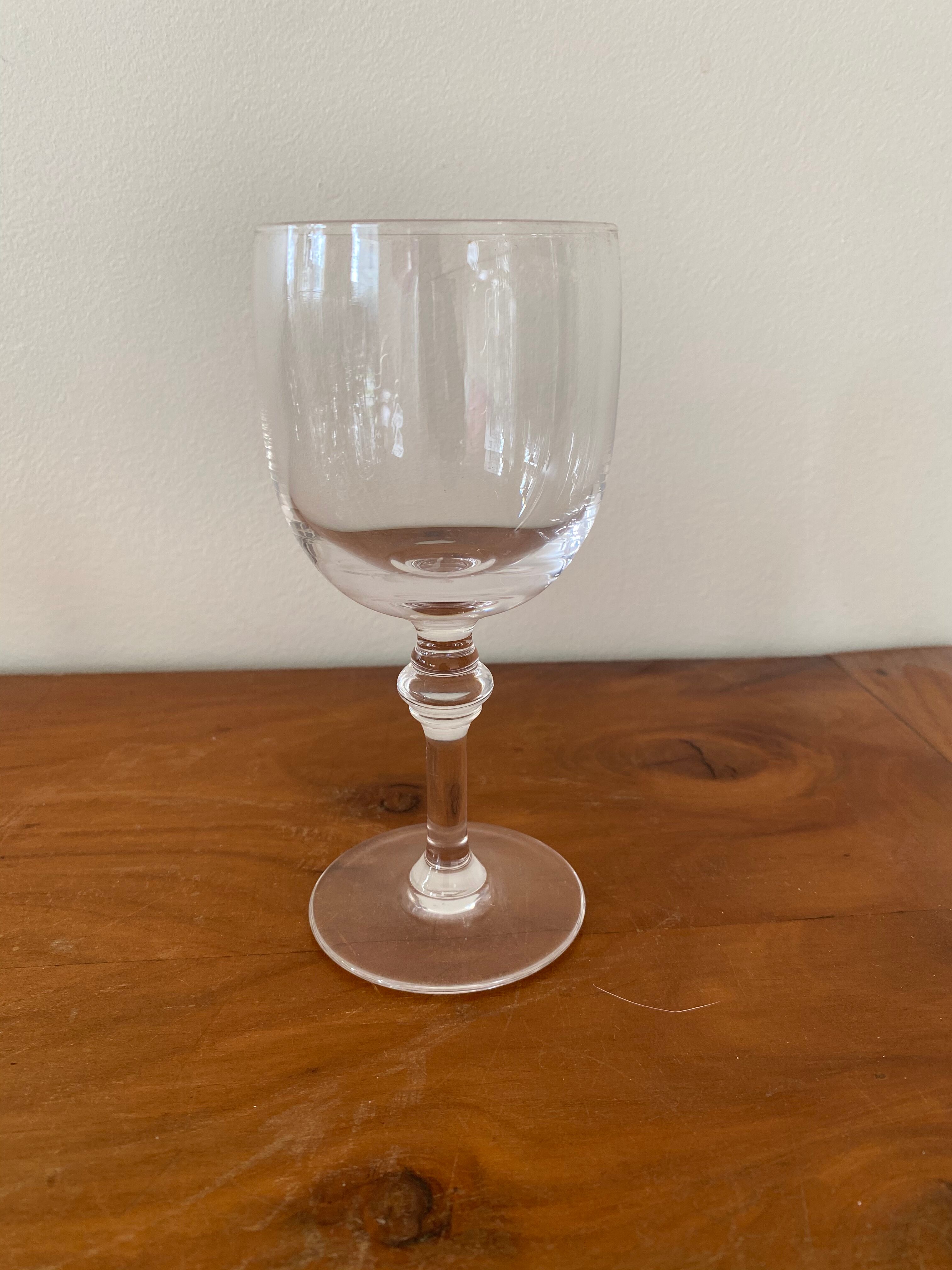 9 crystal wine glasses