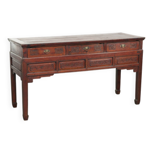 Buffet chinois en bois - ancien