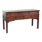 Buffet chinois en bois ancien de la fin du 19e siècle
