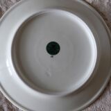 8 dessert plates of the service of the hotel "Grand Hotel Nationale" Lucerne Switzerland Buchecker & C