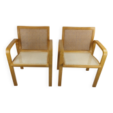 Paire de chaises olivo pietro