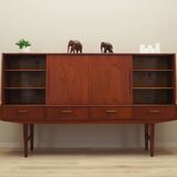 Teak highboard, Danish design, 1960s, production: Denmark