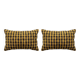 Set of 2 vintage kilim cushion covers 41x61 cm