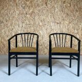 Paire de chaises vintage