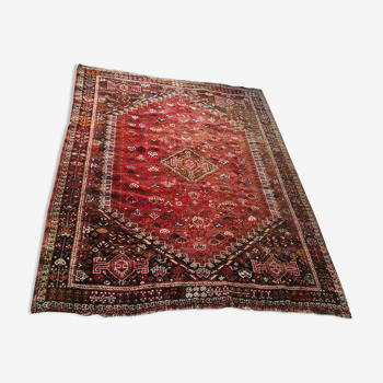 Ancient Persian rug, 285/215 cm, handmade.
