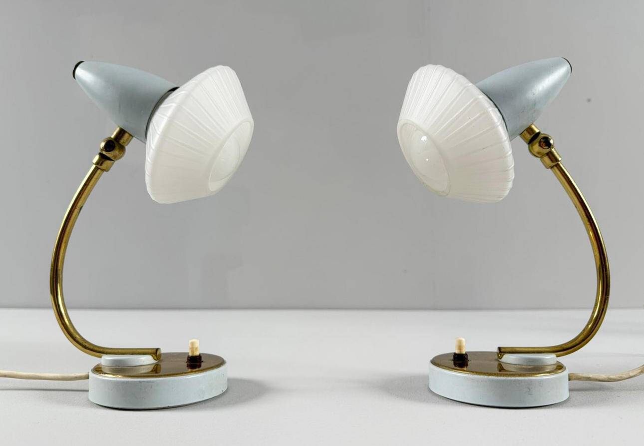 Lampes de table style milieu du siècle, France, années 1960.