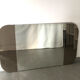 Triptych mirror in smoked glass 140x80cm