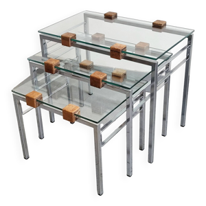 Set de 3 tables gigognes